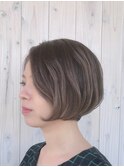 「モテボブスタイル×バレイヤージュカラー」