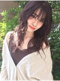 大人かわいい小顔ミディアム・ピンクベージュ◎20代30代40代50代