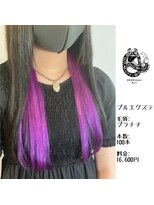 エクステンション キュー(extension Q)&nbsp;プルエクステ/プラチナ毛質42cm(長さ/胸下位)100本16,600円