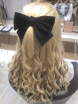 ヘアセットアリエス(aries)&nbsp;シンプルハーフアップ