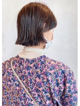 トップヘアーヒルズ 安城(TOP HAIR HILLS) ボブにあきたら！顔まわりに変化をつける！/ニュアンスカラー