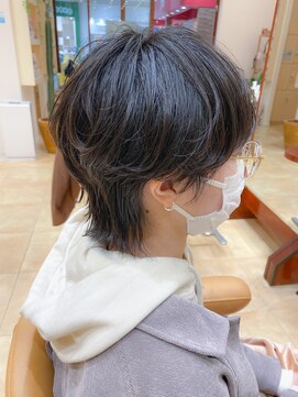 モリオ フロム ロンドン イオンモール 熊本店(morio FROM LONDON) 【morio熊本】マッシュウルフ×朝楽パーマ.k