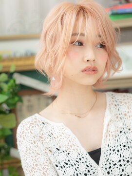 カバーヘア ブリス 大宮西口(COVER HAIR bliss) 外国人風ハイライトこっくりピンクベージュc5大宮