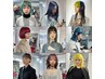【鶴村指名】デザインカット＋ケアブリーチ＋ケアカラー＋Tr 