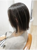 パツッとボブ細めハイライト☆