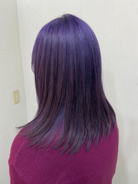 ソイクフ(SOY KUFU) 20代30代40代◎パープル似合わカットイメチェンヘアスタイル