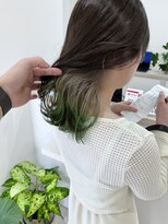 ヨーロ(yolo)&nbsp;インナーカラー  裾カラー