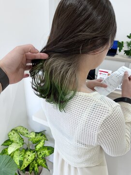 ヨーロ(yolo) インナーカラー  裾カラー