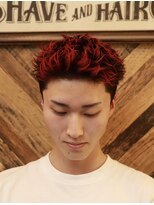 バーバーショップ スバル(BARBERSHOP SUBARU)&nbsp;＜理容室＞＜バーバー＞ハイトーンカラースパイキーショート