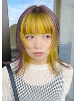 ディーン 栄店(DEAN) ミルクティーベージュダブルカラーインナーカラーケアブリーチ