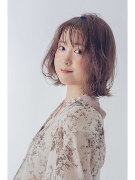 ブリング バイ スノードロップ 吉祥寺(BRING by Snowdrop) 黒髪/グレーベージュ/レイヤーロング/前髪パーマ/吉祥寺