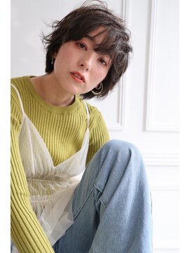 ヘアーメイクパウダー 天王寺寺田町店(Hair make powder) 大人可愛い30代40代50代◎大人ナチュラルレイヤーショートボブ