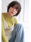 大人可愛い30代40代50代◎大人ナチュラルレイヤーショートボブ