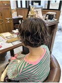 ショート×パーマ