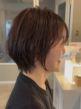 ビビグランジュテ(BiBi) 高知 南国市 BiBi glandjete ふんわりショート 上品大人ショート