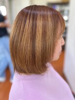 アークスヘアー&nbsp;20代30代艶感ストレート♪髪質改善カラーミルクティーベージュ