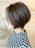 【Flor上大岡】*大人ショート+アッシュオリーブ*