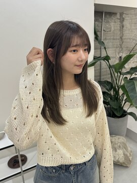 ツキヘア(TUKI hair) 透明感オリーブベージュ/肌に合わせたカラー