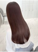 まろベージュ_マロンベージュ_ツヤカラー_髪質改善_担当西村