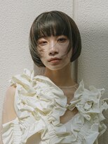 クリアーオブヘアー 池下店(clear OF HAIR)&nbsp;フェイスレイヤーボブ×オリーブカラー