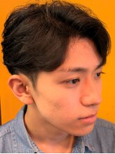 イエローズ ヘアーカットスタジオ(YELLOWS hair cut studio) 癖を活かしたスクールツーブロック