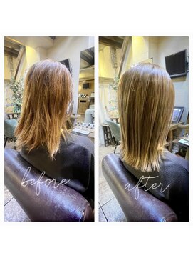 アックスピュア(axe pure) ツヤツヤ　ベージュカラー