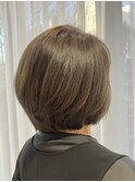 オイルカラーで艶髪◎小顔グラデーションボブ