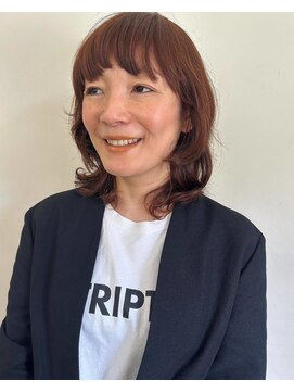 コラン 中目黒(collan) オレンジヘア