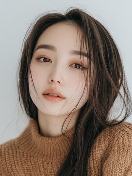 エダ 鎌倉(edA.) 小顔ロング＃髪質改善＃白髪ぼかし＃鎌倉＃40代＃グレージュ