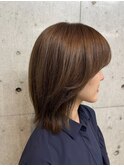 乾かすだけまとまる伸ばしかけボブ[下北沢/下北沢駅]