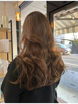 リンイチマルサン(Lin.103) ロングレイヤー×オリーブベージュ