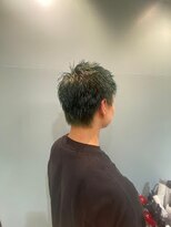 オーク あざみ野(OAK)&nbsp;ブリーチ必須！メンズハイトーングリーンカラー！