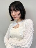 MINX宇都　顔まわりレイヤー外ハネボブ