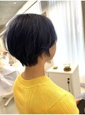 コバルトブルー×ボブショート