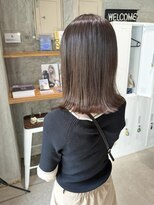 ヒカリス ヘアー 相川店(HIKARIS hair)&nbsp;ぷつっと外はね切りっぱなしボブ
