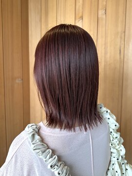 アルジャーノンシロ(ALGERNON shiro) ボルドーカラー/透明感カラー/ブリーチなし