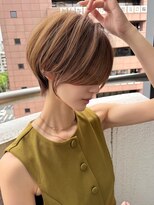 ロンドソレイユ 池袋(Lond soleil)&nbsp;くすみベージュ/ショート/前髪/レイヤー/髪質改善/縮毛矯正/池袋