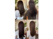 頭皮に優しい白髪染めの取り扱いもあります◎