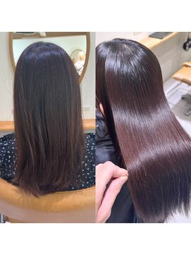 ゴカンムード(Gokan mood) 髪質改善縮毛矯正ハイライトダブルカラーショートカット30代40代