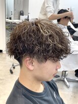 フィフスパーク(fifth PARK)&nbsp;渋谷メンズハイライトカラー緩めシャドウパーマメッシュカラー