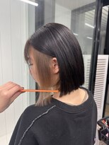 ヘアースマイルクー(HAIR SMILE COEUR) 【COEUR/YUI】ちらっとインナー ミルクティーベージュ 海外ボブ