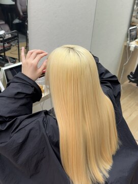 リアン(LIAN) ハイライトカラーミルクティーベージュケアブリーチダブルカラー