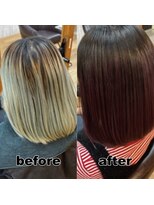 モンド ヘアクリエーション 西田店(monde hair creation)&nbsp;【monde】before × after × 髪質改善