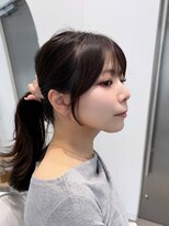 ラクシア(LucxiA)&nbsp;韓国ヘア/レイヤーカット/顔まわりカット/Instagram @ken__gucci