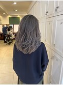 バレイヤージュ×レイヤー