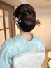 【和髪】抱き合わせ、大きめシニヨン