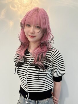 ギグスダブル 栄店(gigs double) ロングウルフ　デザインカラー