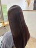 【極上の艶】髪質改善ストレート+髪質改善カラー+カット¥24860→¥22000