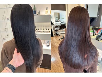 ルシード スタイル レクラ 栄生店(L'UCIDO STYLE L'eclat)の写真/【栄生駅30秒/P有】やさしい質感・艶カラーで、顔色までも生き生きと輝きはじめる＊今よりもっと素敵な私に