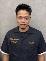 フジヤマバーバーショップ アジト(FUJIYAMA BARBER SHOP ajito)&nbsp;爽やかアップバングベリーショート メンズ/明石/西明石/大久保